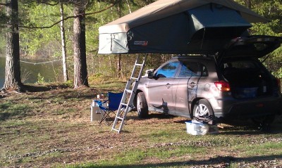 Mit dem ASX beim Fischen ...