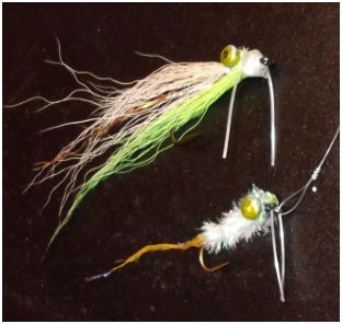 Fliegen mit Hakenschutz für grundnahes Fischen