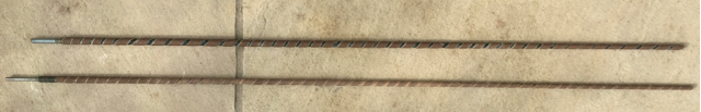 Blank mit Korundpaierstreifen