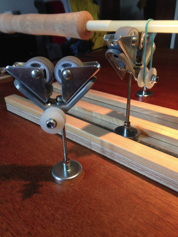 Magnetfuss mit Rollen